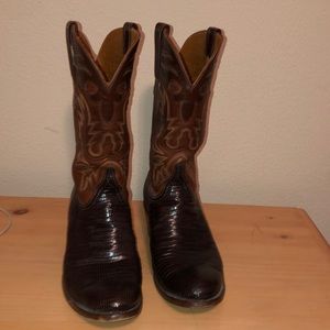 Lucchese Mens Boots - Snake Skin
